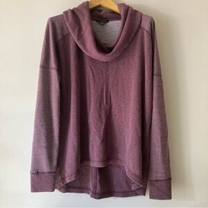 Lucky Brand Cowl Neck Thermal Textured Top Women’s Size Medium